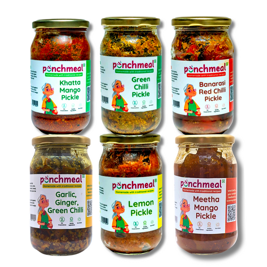 SUPER SAVER PACK | 250g x 6 Pickles | 100% Natural Homemade