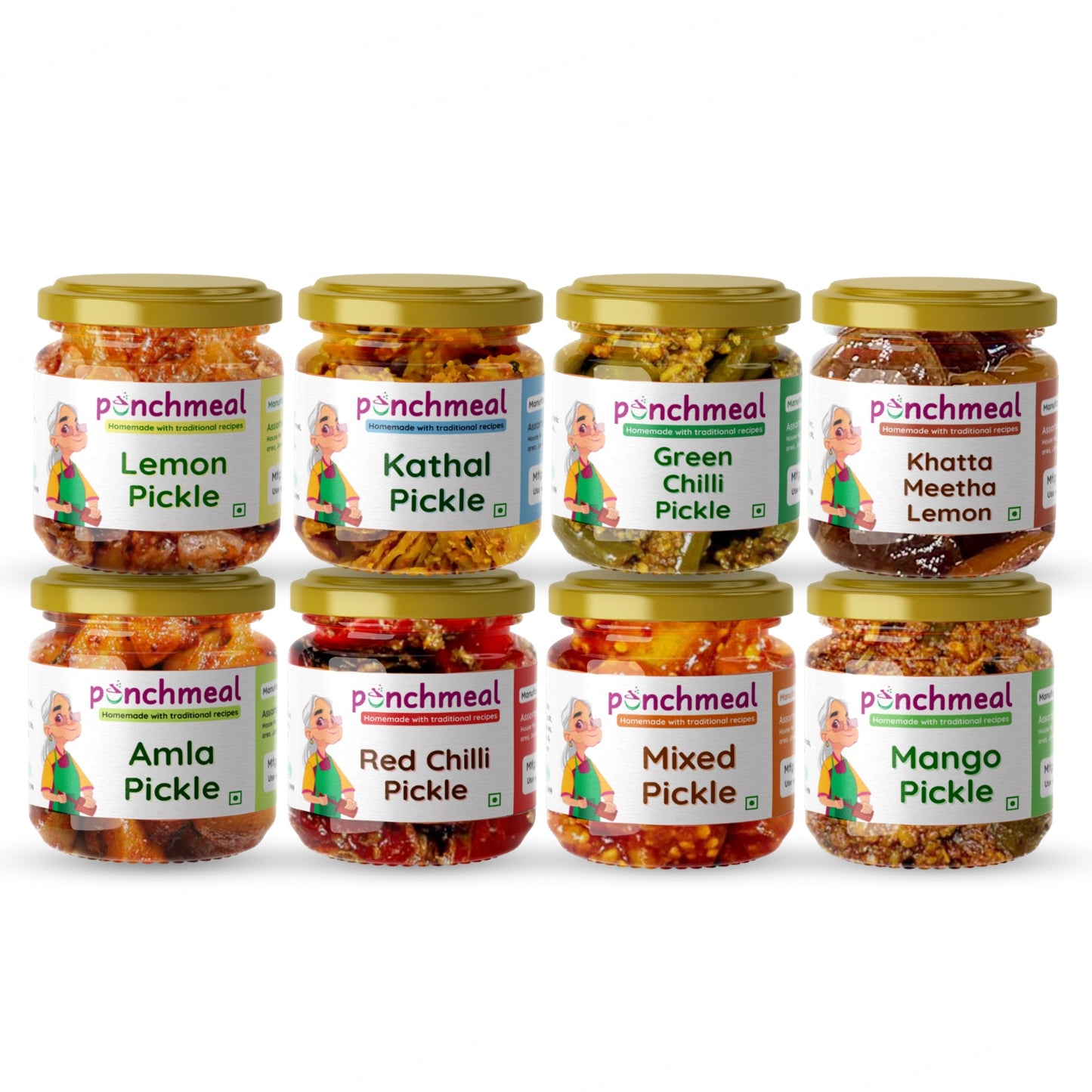 Sample Pack of 8 Pickles | 100% Natural - No Preservatives