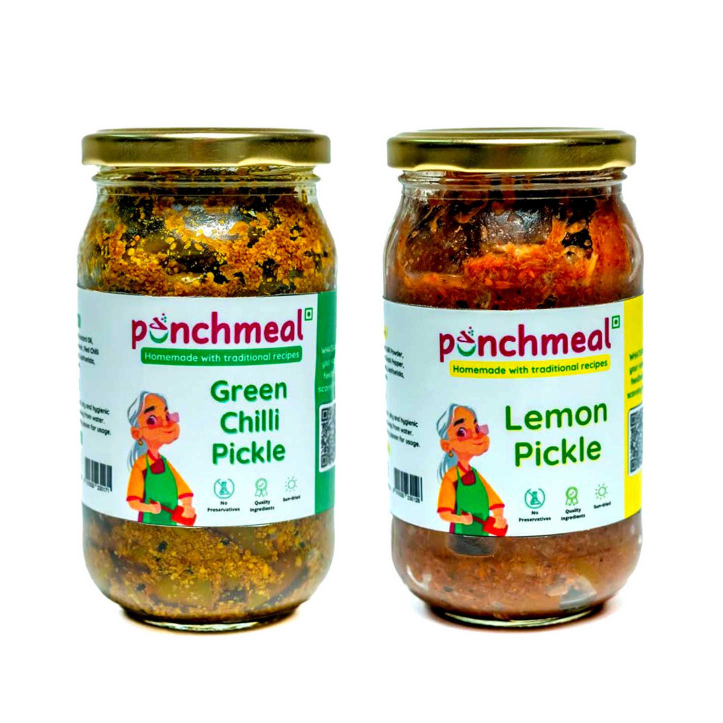 Lemon Pickle x Green Chilli Pickle | Combo