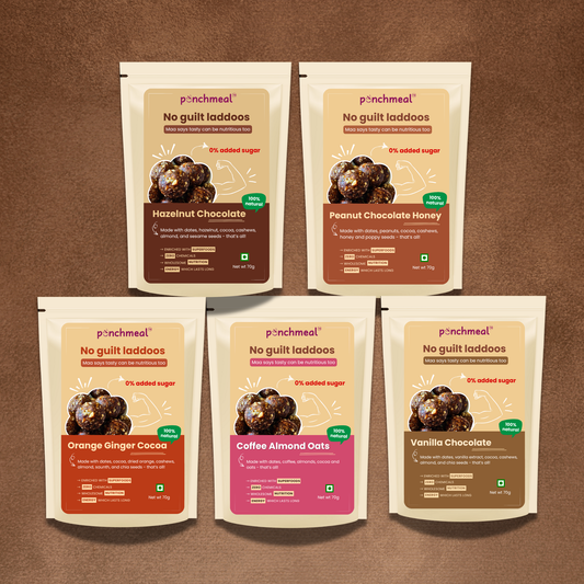 Assorted Laddoo Box (7 x 5 flavours) - No Added Sugar | 100% Natural