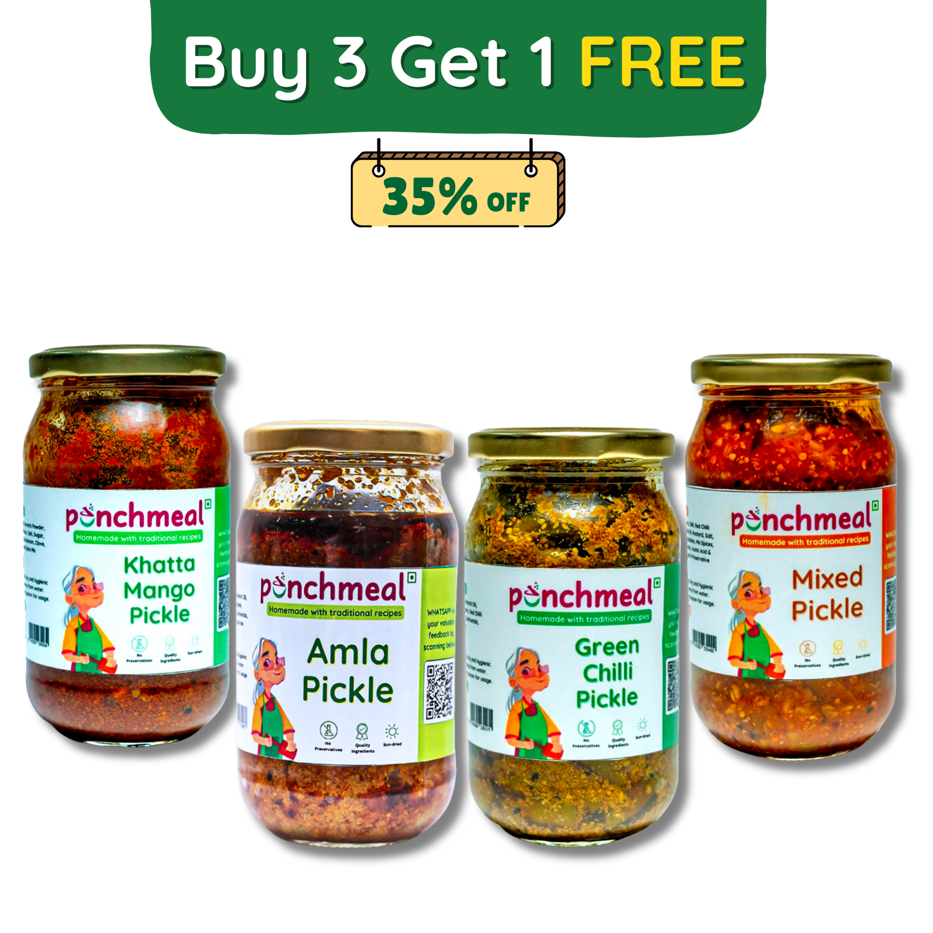 Buy Punchmeal BUY 3 GET 1 FREE COMBO