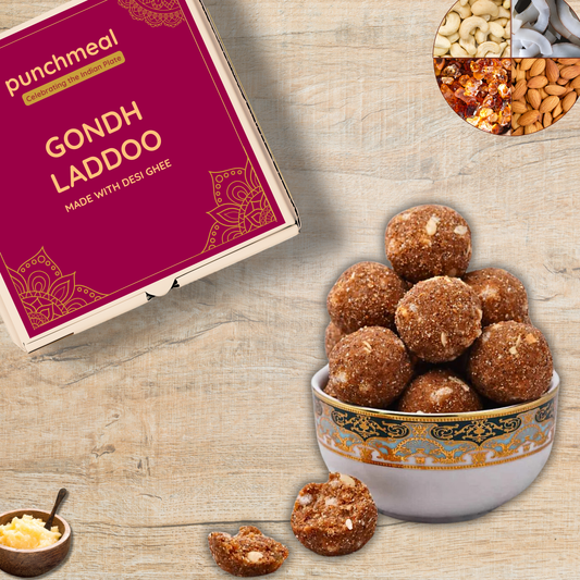 Healthy Laddu | Gondh x Methi | Desi Ghee - Homemade 200g x 2 box